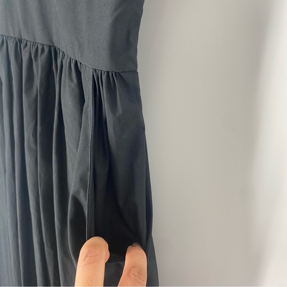 Banana Republic Black Notch-Neck Maxi Dress - Picture 10 of 10